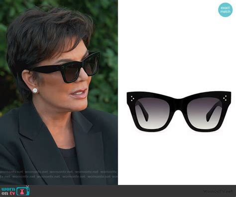 kris jenner celine eyeglasses|kardashian sunglasses.